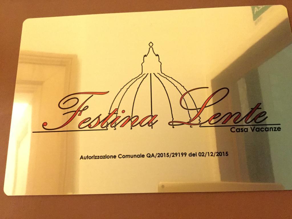 Festina Lente Apartment Рим Екстериор снимка
